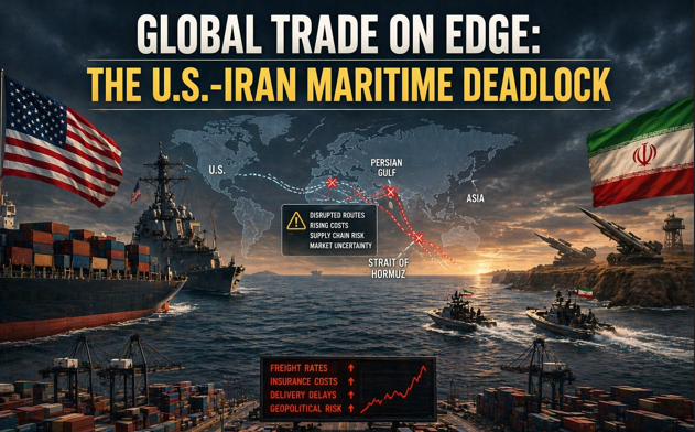 Global Trade on Edge: The U.S.-Iran Maritime Deadlock of 2026